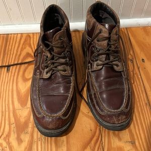 Vibram leather boots